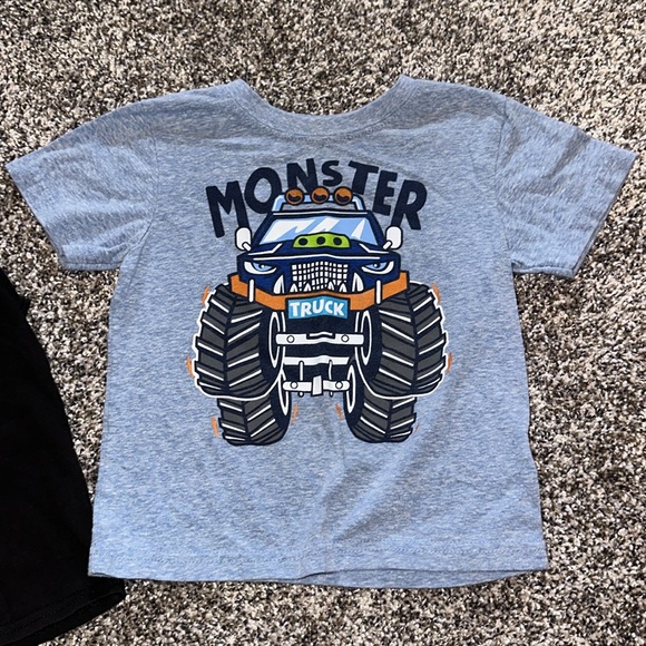 Garanimals Monster Trucks Shirts Size 2T Great Condition - Picture 2 of 7